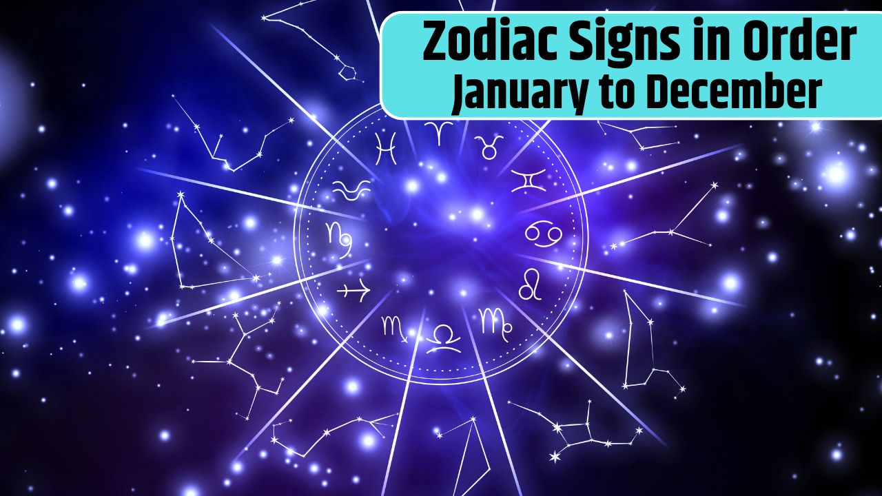 Zodiac Signs in Order From January to December